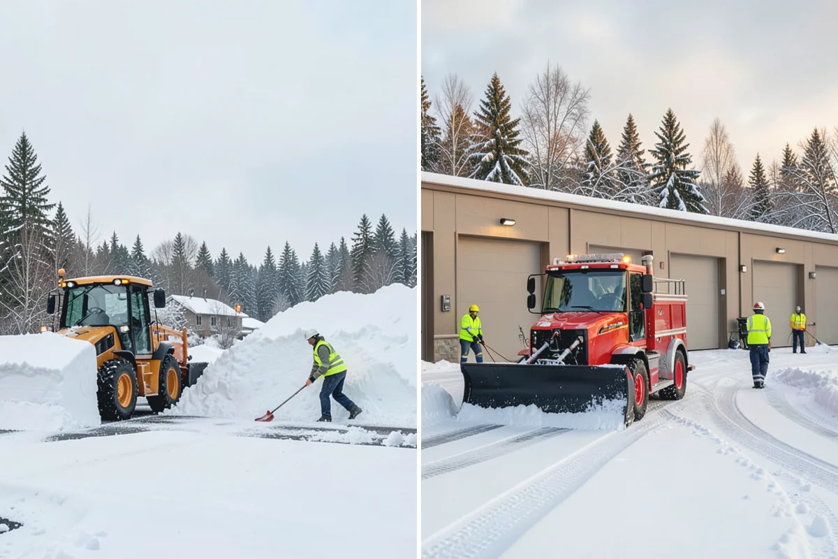 HOA Sidewalk Clearing in Hamilton, Skagit County, WA - We map the community's walk network and priorities