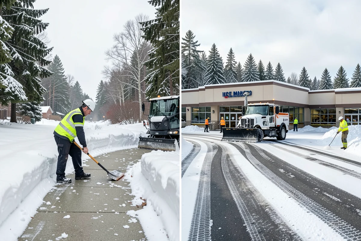HOA Sidewalk Clearing in Hunts Point, King County, WA - We map the community's walk network and priorities