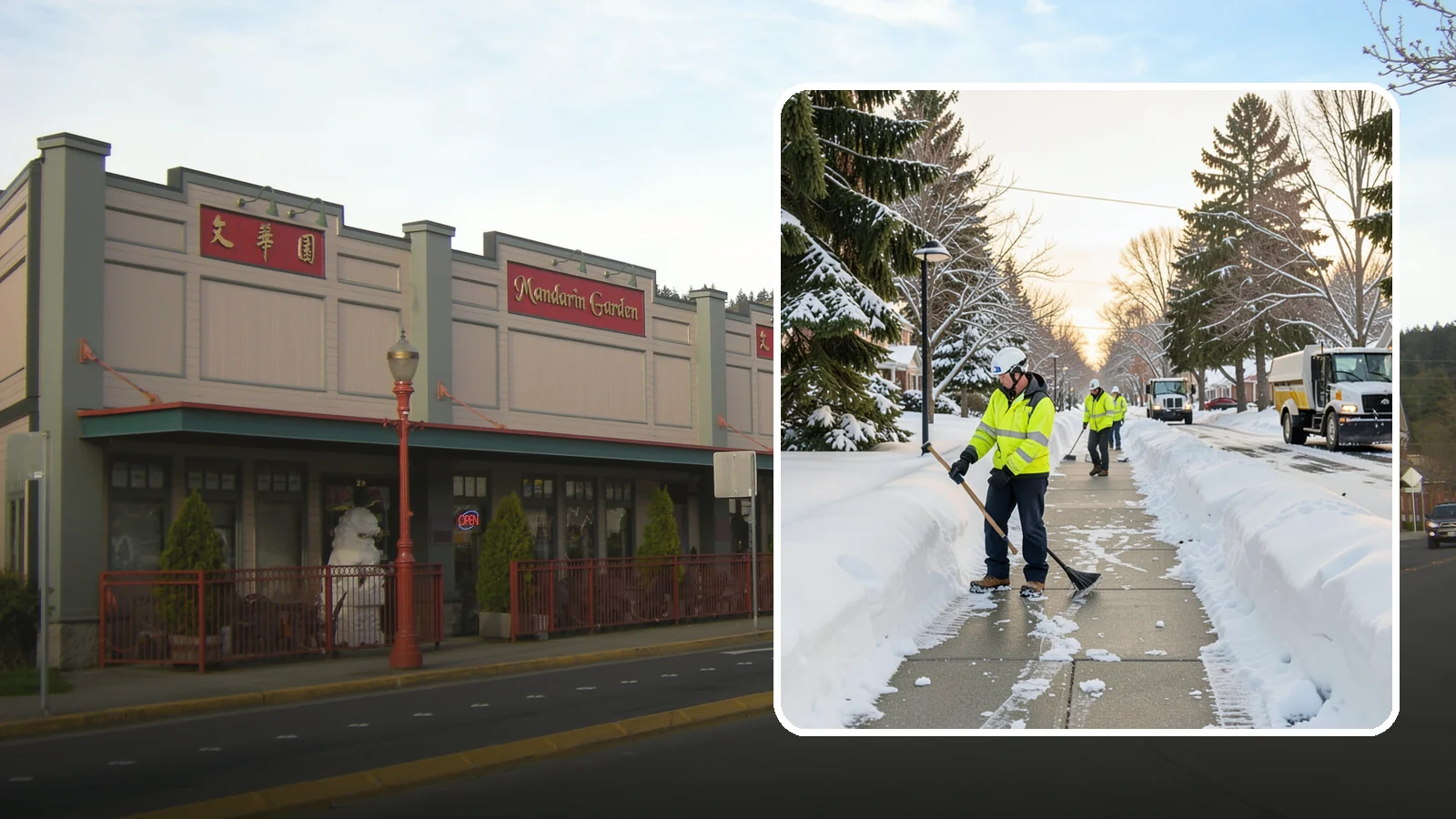 HOA Sidewalk Clearing in Issaquah, King County, WA - We clear the shared sidewalk network across HOA communities so every resident has safe passage.