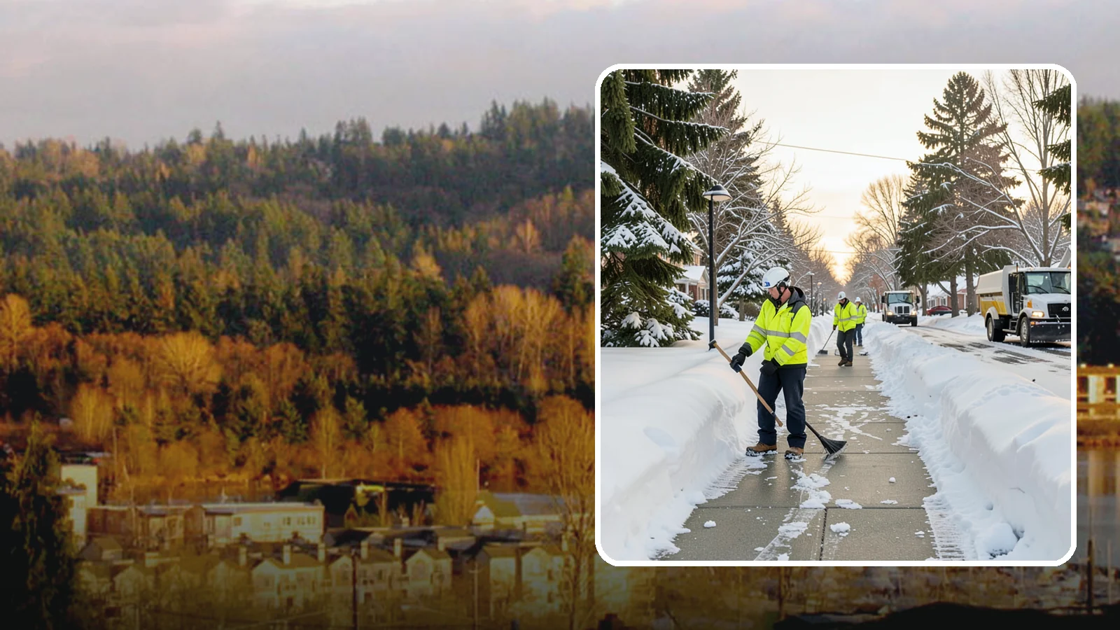 HOA Sidewalk Clearing in Kenmore, King County, WA - We clear the shared sidewalk network across HOA communities so every resident has safe passage.