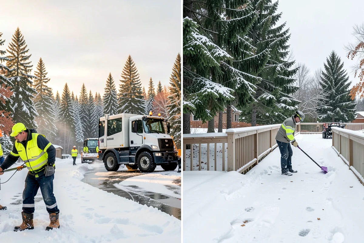 HOA Sidewalk Clearing in Kenmore, King County, WA - We map the community's walk network and priorities