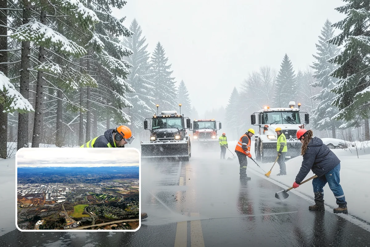 HOA Sidewalk Clearing in Kent, King County, WA - Covers the full community walk network