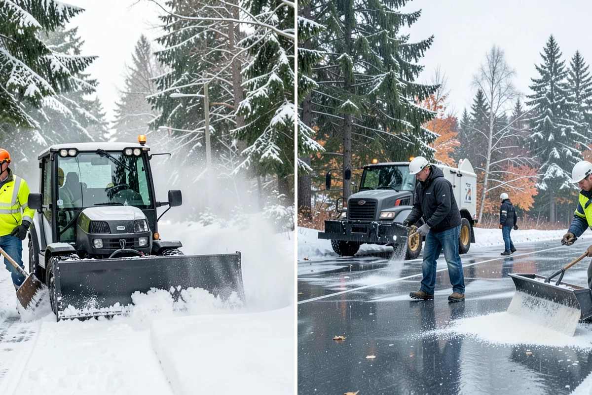 HOA Sidewalk Clearing in Lake Forest Park, King County, WA - We map the community's walk network and priorities