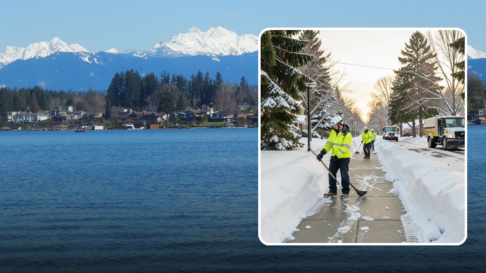 HOA Sidewalk Clearing in Lake Stevens, Snohomish County, WA - We clear the shared sidewalk network across HOA communities so every resident has safe passage.