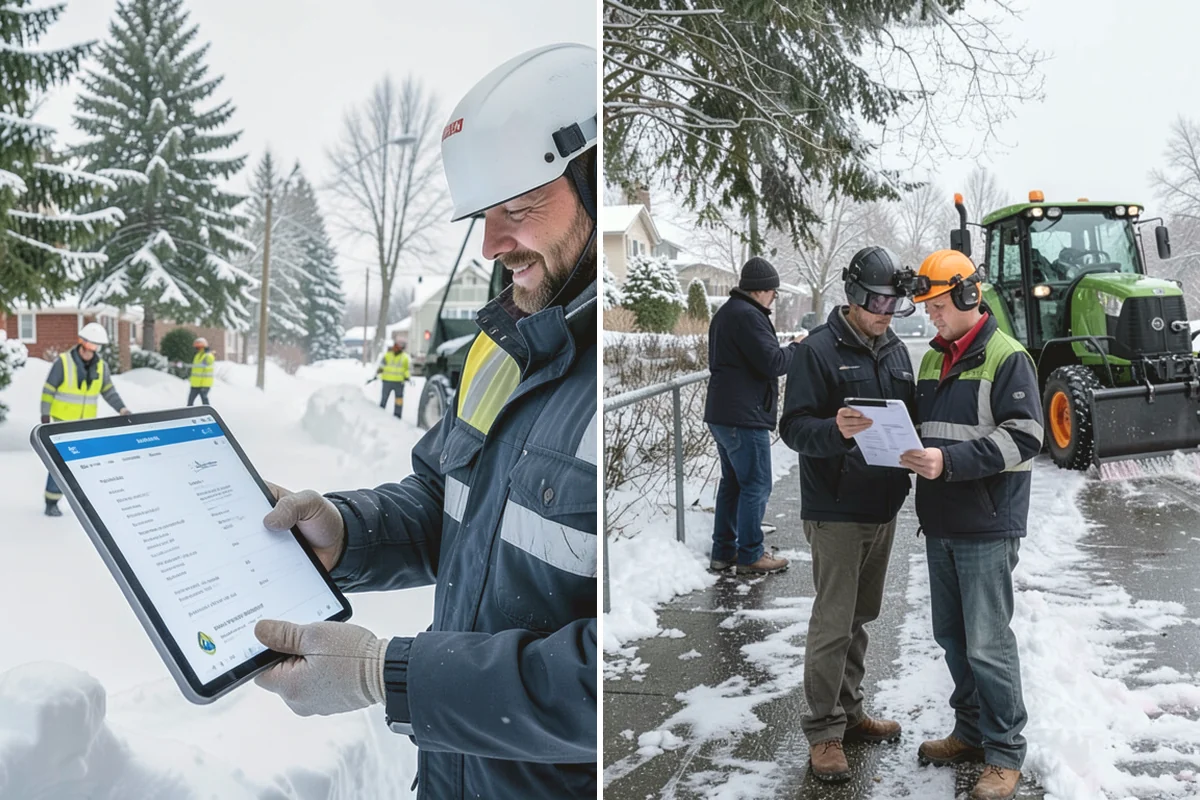 HOA Sidewalk Clearing in Lake Stevens, Snohomish County, WA - We map the community's walk network and priorities