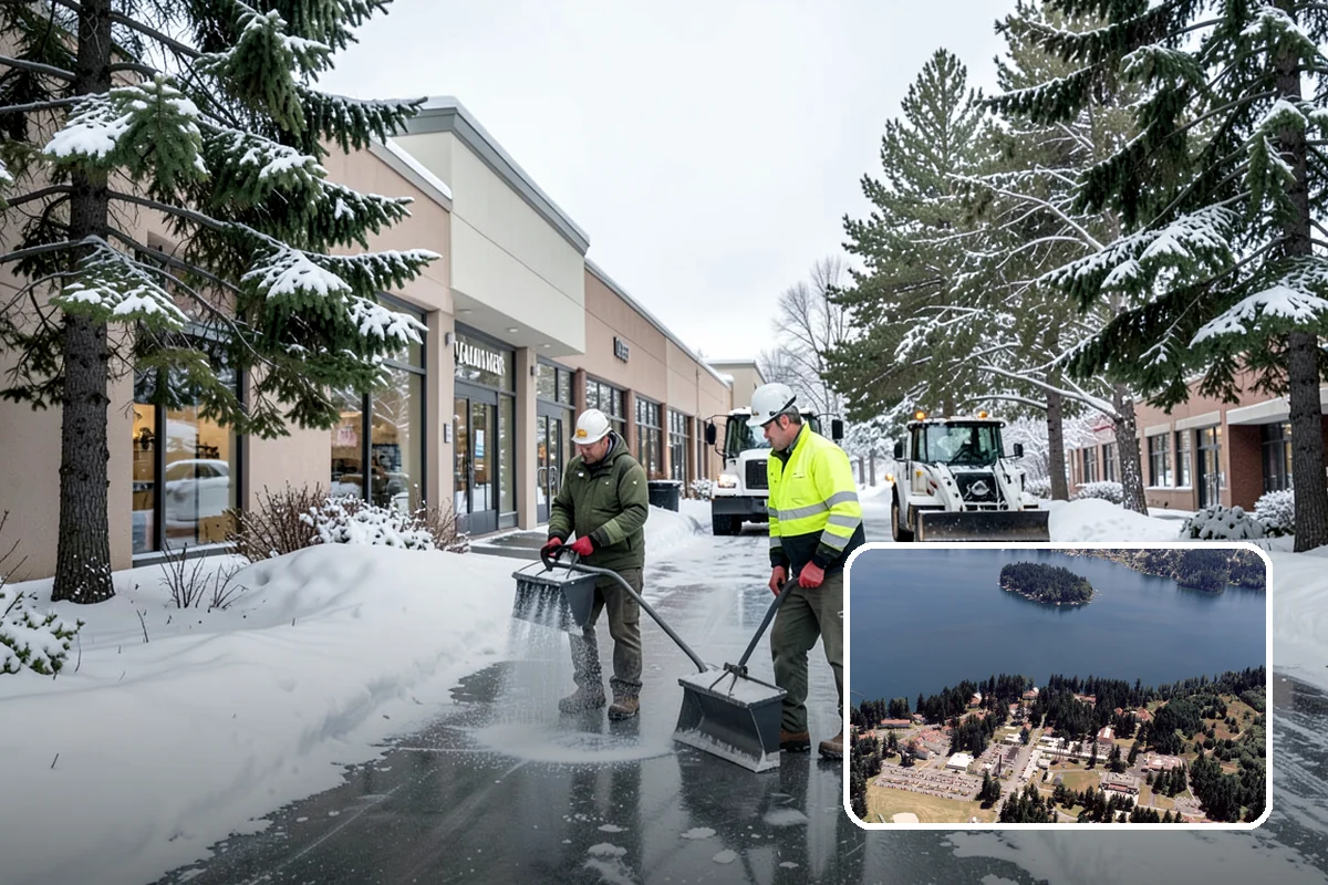 HOA Sidewalk Clearing in Lakewood, Pierce County, WA - Covers the full community walk network