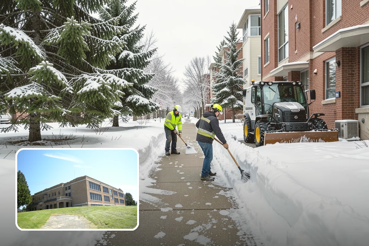 HOA Sidewalk Clearing in Maple Valley, King County, WA - Covers the full community walk network