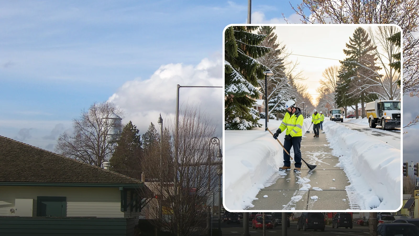 HOA Sidewalk Clearing in Marysville, Snohomish County, WA - We clear the shared sidewalk network across HOA communities so every resident has safe passage.