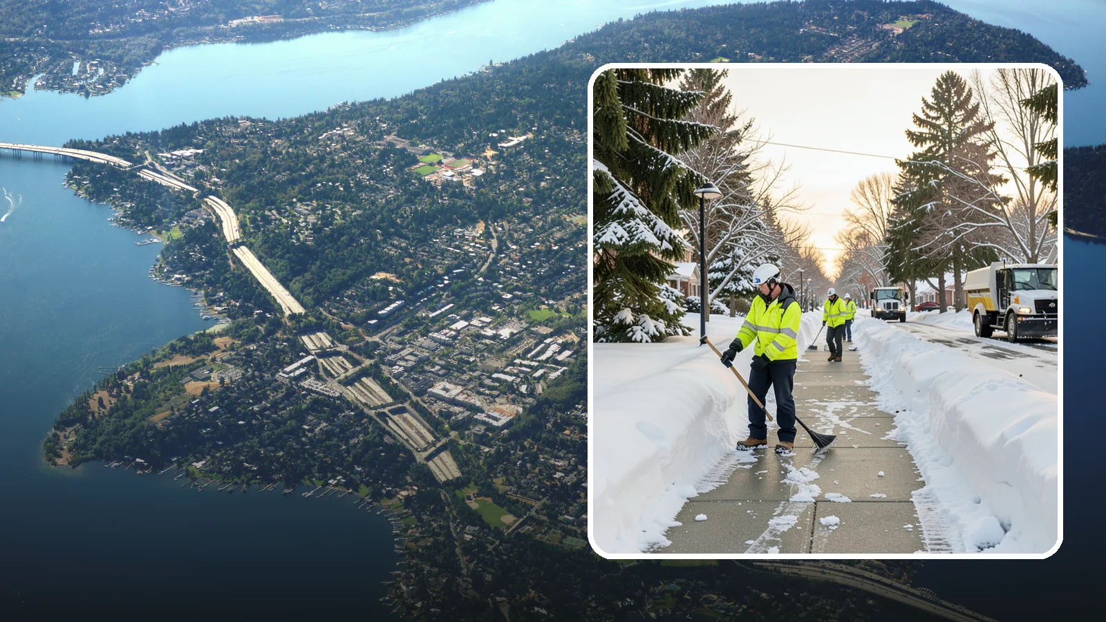 HOA Sidewalk Clearing in Mercer Island, King County, WA - We clear the shared sidewalk network across HOA communities so every resident has safe passage.