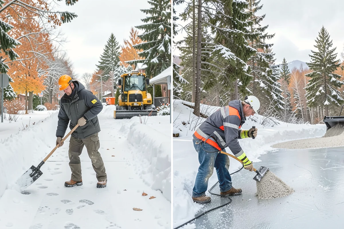 HOA Sidewalk Clearing in Mercer Island, King County, WA - We map the community's walk network and priorities