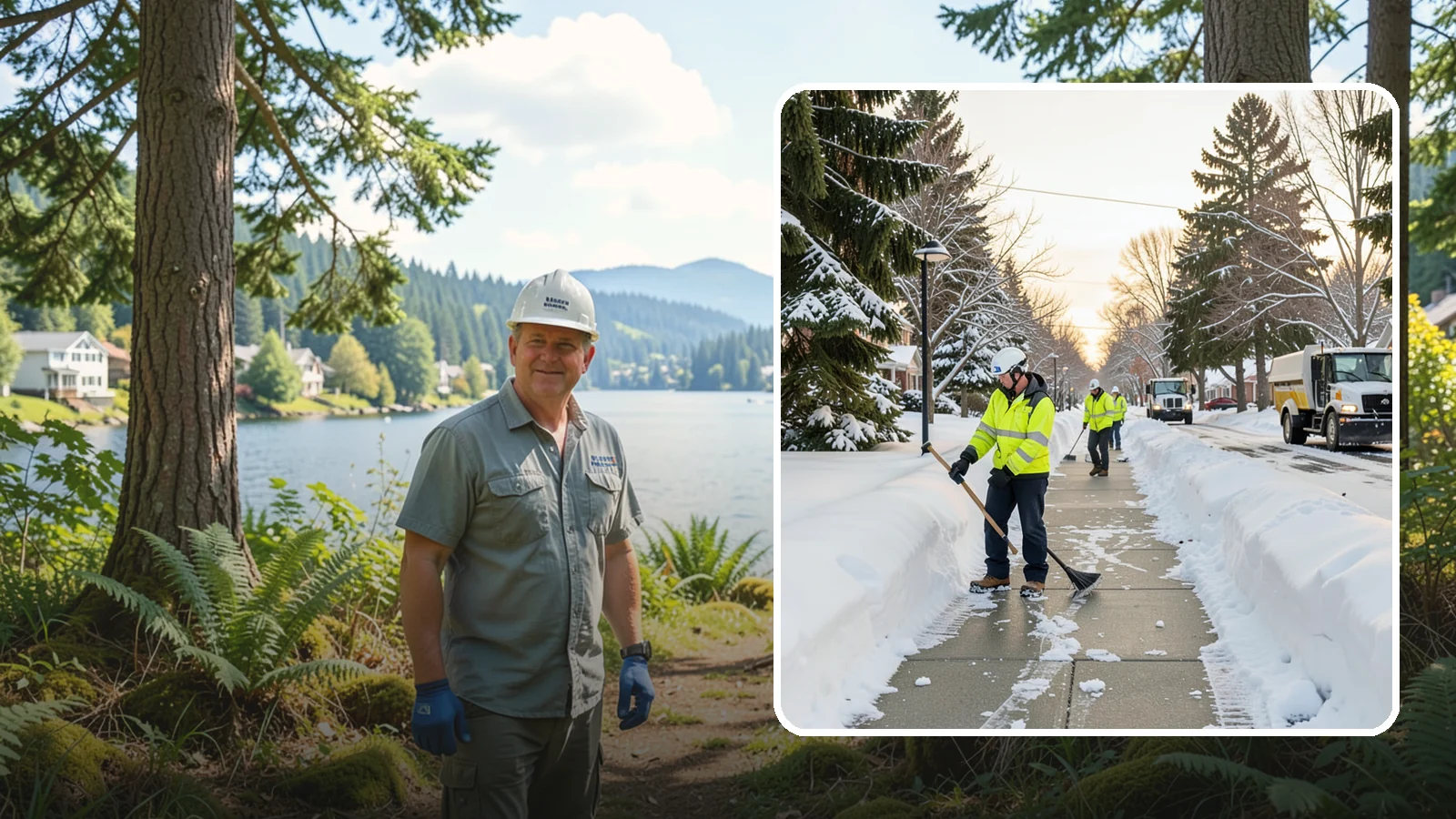 HOA Sidewalk Clearing in Milton, King County, WA - We clear the shared sidewalk network across HOA communities so every resident has safe passage.