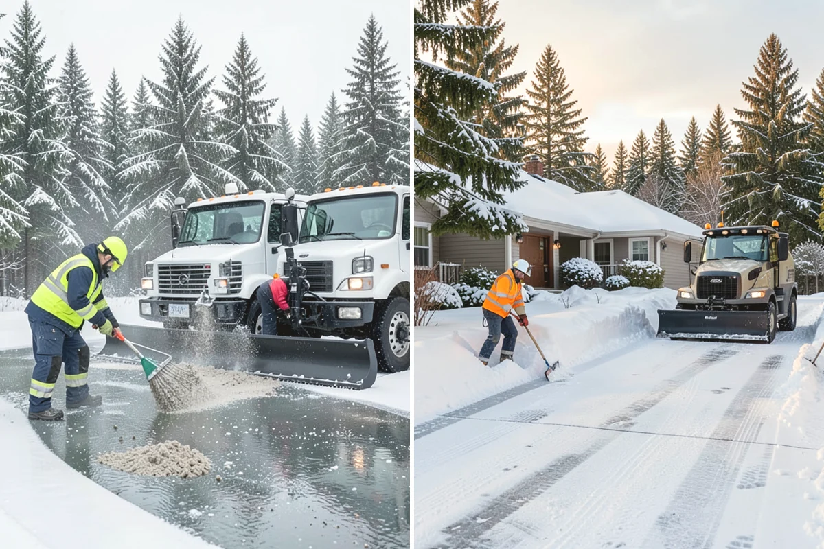 HOA Sidewalk Clearing in Monroe, Snohomish County, WA - We map the community's walk network and priorities