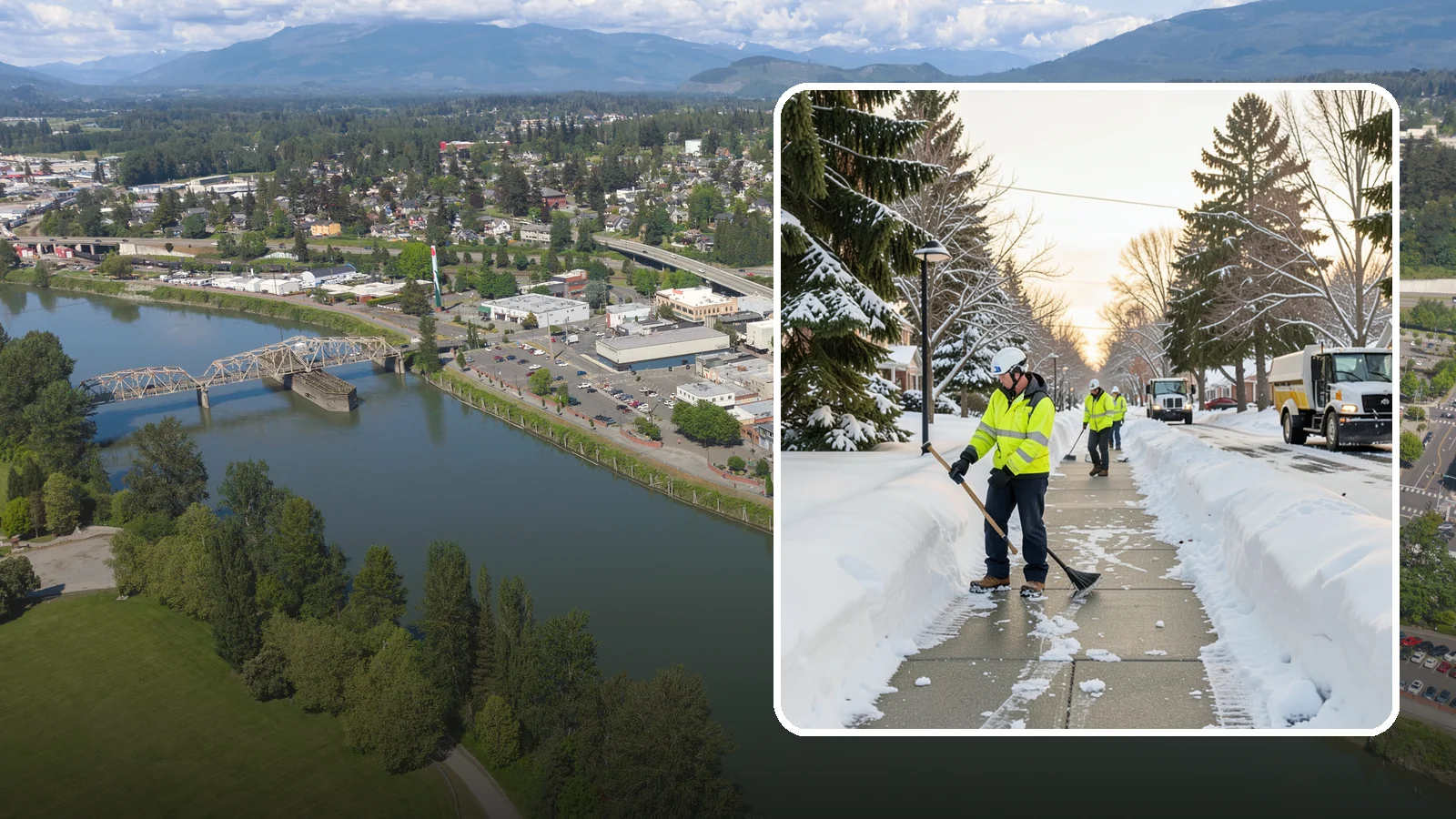 HOA Sidewalk Clearing in Mount Vernon, Skagit County, WA - We clear the shared sidewalk network across HOA communities so every resident has safe passage.