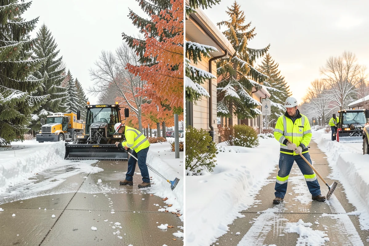 HOA Sidewalk Clearing in Mountlake Terrace, Snohomish County, WA - We map the community's walk network and priorities