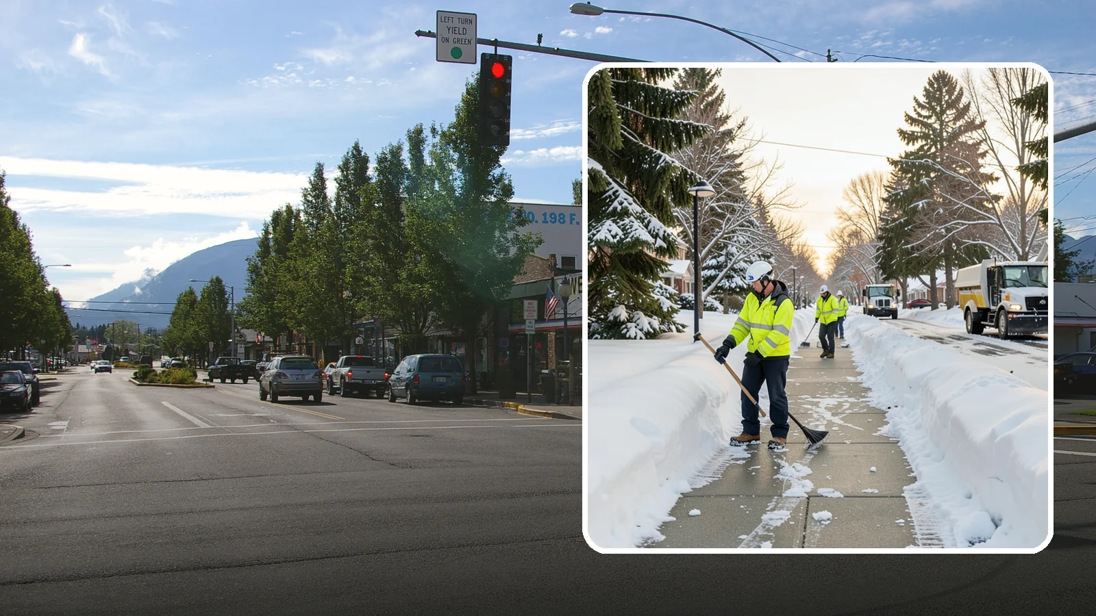 HOA Sidewalk Clearing in North Bend, King County, WA - We clear the shared sidewalk network across HOA communities so every resident has safe passage.