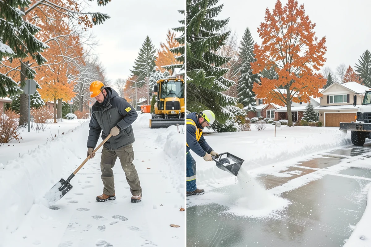 HOA Sidewalk Clearing in North Bend, King County, WA - We map the community's walk network and priorities