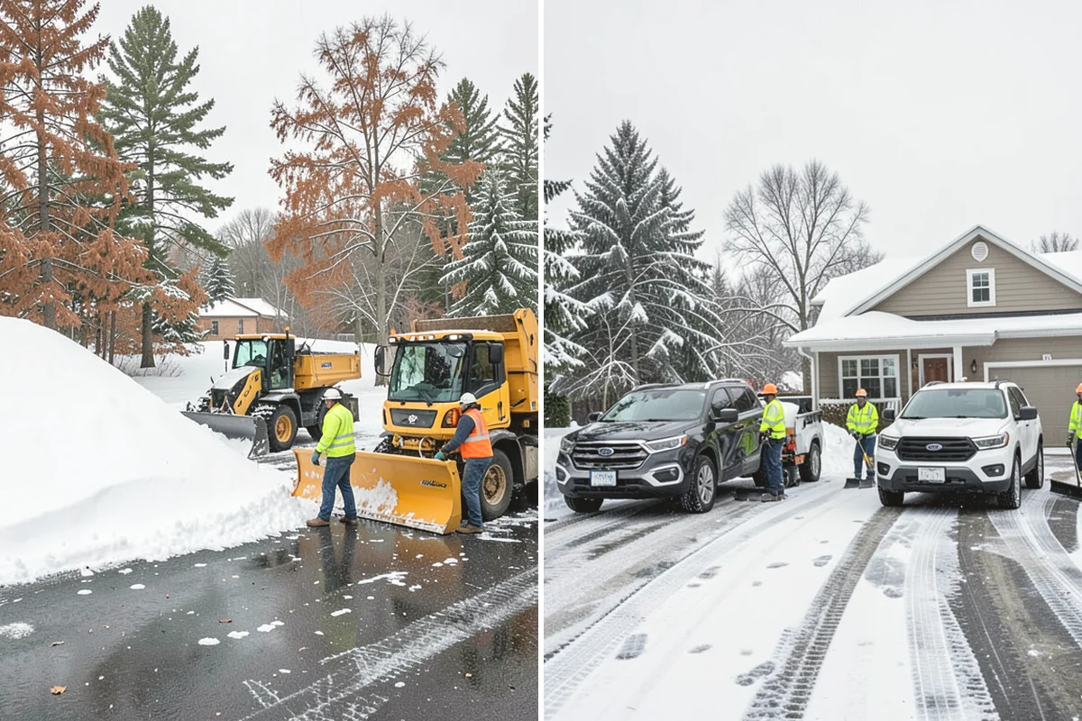 HOA Sidewalk Clearing in Oak Harbor, Island County, WA - We map the community's walk network and priorities
