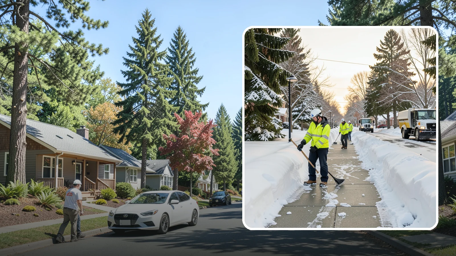 HOA Sidewalk Clearing in Orting, Pierce County, WA - We clear the shared sidewalk network across HOA communities so every resident has safe passage.