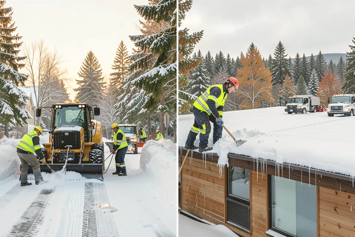 HOA Sidewalk Clearing in Orting, Pierce County, WA - We map the community's walk network and priorities