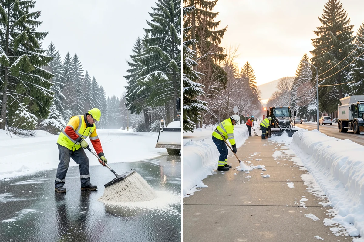 HOA Sidewalk Clearing in Sedro-Woolley, Skagit County, WA - We map the community's walk network and priorities