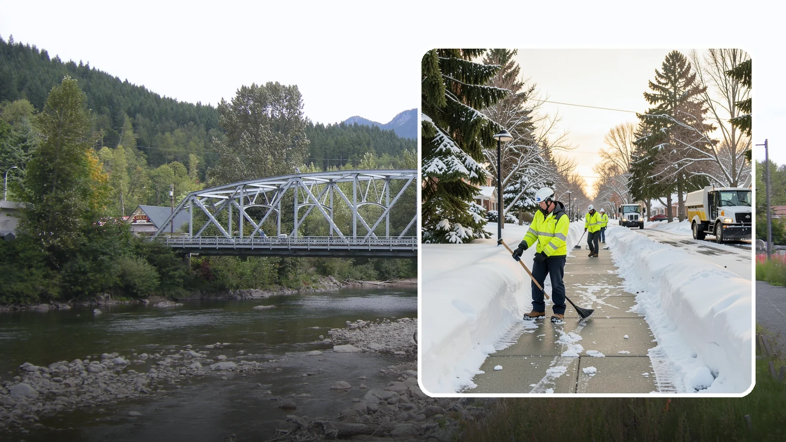 HOA Sidewalk Clearing in Skykomish, King County, WA - We clear the shared sidewalk network across HOA communities so every resident has safe passage.