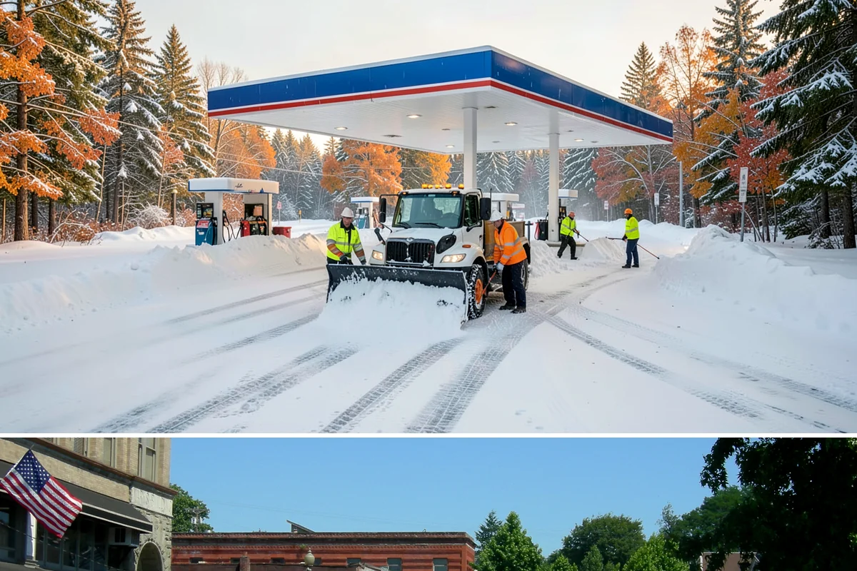 HOA Sidewalk Clearing in Snohomish, Snohomish County, WA - HOA sidewalk clearing runs after each snowfall through the winter season.