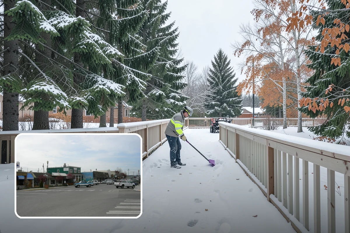 HOA Sidewalk Clearing in Stanwood, Snohomish County, WA - Covers the full community walk network