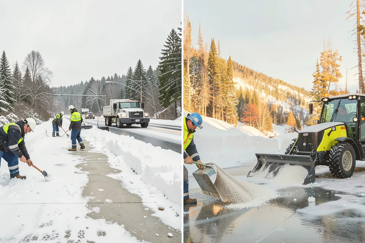 HOA Sidewalk Clearing in Stanwood, Snohomish County, WA - We map the community's walk network and priorities