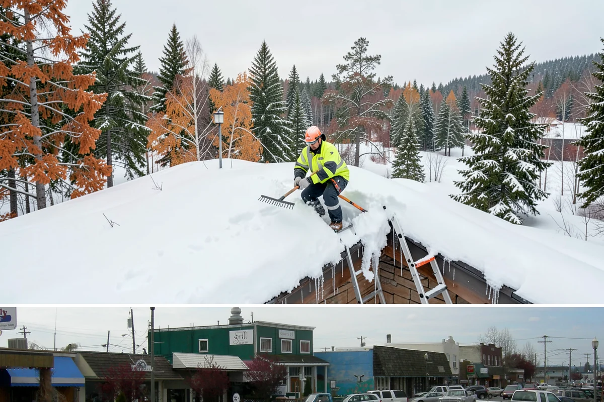 HOA Sidewalk Clearing in Stanwood, Snohomish County, WA - HOA sidewalk clearing runs after each snowfall through the winter season.