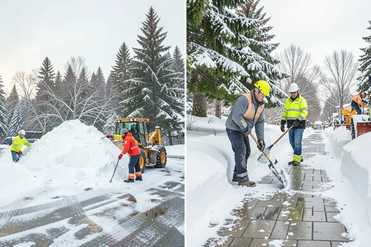HOA Sidewalk Clearing in Steilacoom, Pierce County, WA - We map the community's walk network and priorities
