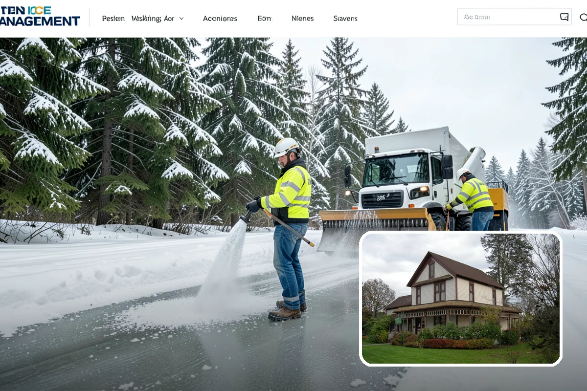 HOA Sidewalk Clearing in Sumner, Pierce County, WA - Covers the full community walk network