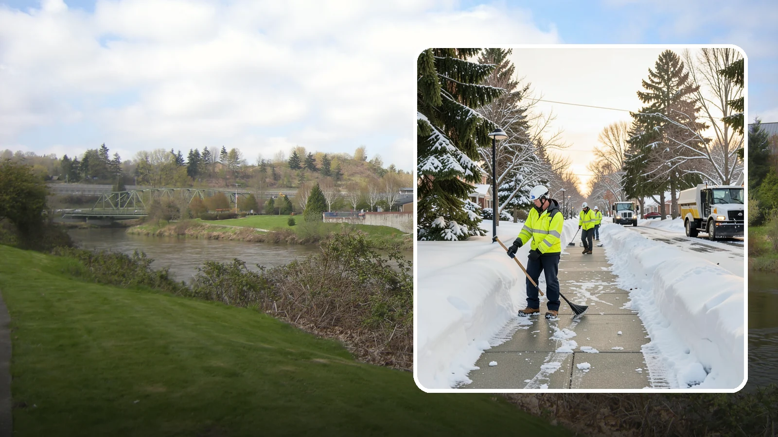 HOA Sidewalk Clearing in Tukwila, King County, WA - We clear the shared sidewalk network across HOA communities so every resident has safe passage.
