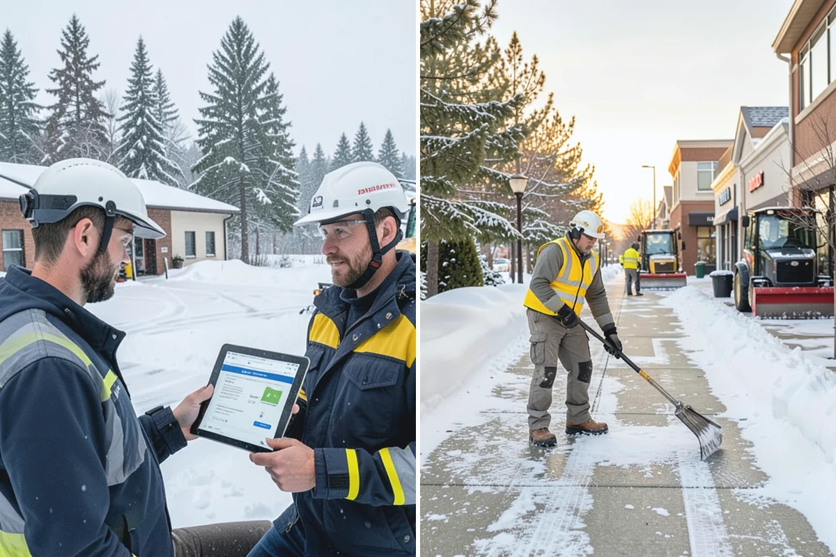 HOA Sidewalk Clearing in Wilkeson, Pierce County, WA - We map the community's walk network and priorities