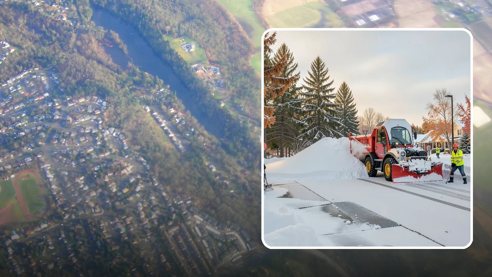 HOA Snow Hauling in Algona, King County, WA - We haul snow out of HOA communities when piled accumulation starts blocking parking, drives, and common areas.