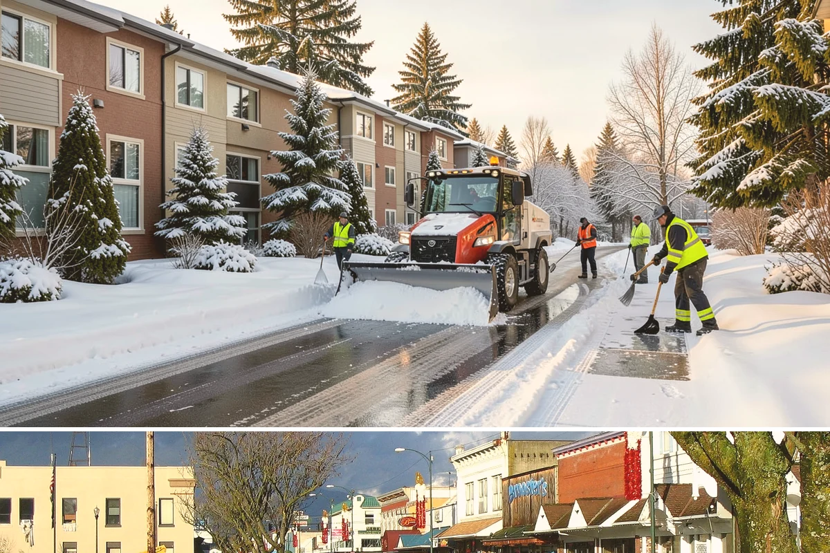 HOA Snow Hauling in Arlington, Snohomish County, WA - HOA hauling is scheduled after repeated snowfalls fill the common lots or when thaw-refreeze cycles harden the piles into lasting...