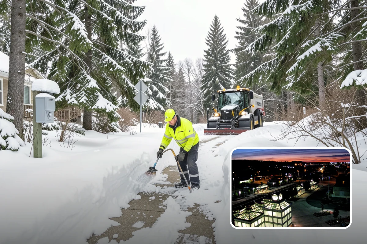 HOA Snow Hauling in Auburn, King County, WA - Reclaims guest parking lost to plow piles