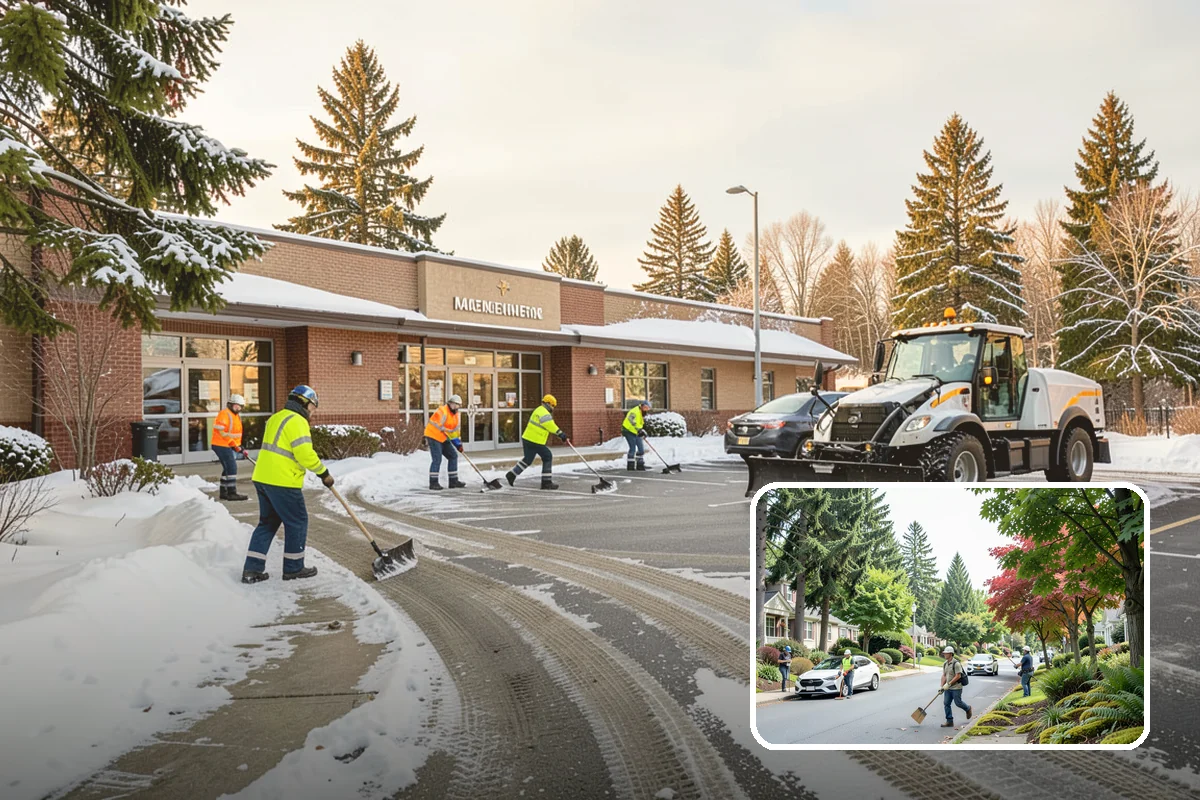 HOA Snow Hauling in Beaux Arts Village, King County, WA - Reclaims guest parking lost to plow piles
