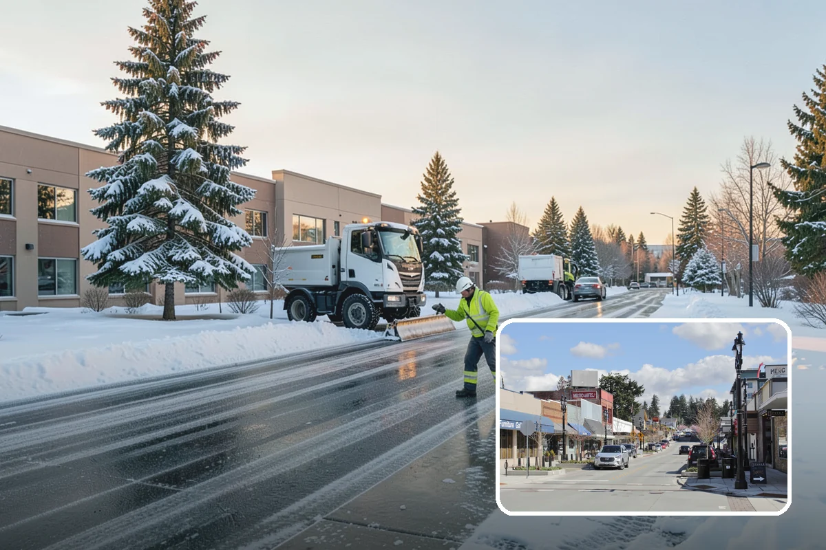 HOA Snow Hauling in Bothell, King County, WA - Reclaims guest parking lost to plow piles