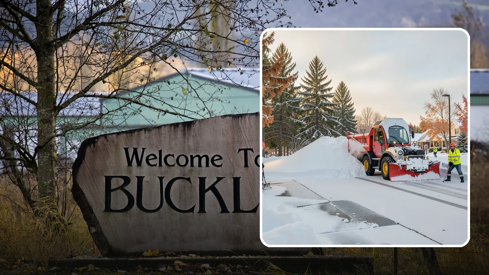 HOA Snow Hauling in Buckley, Pierce County, WA - We haul snow out of HOA communities when piled accumulation starts blocking parking, drives, and common areas.