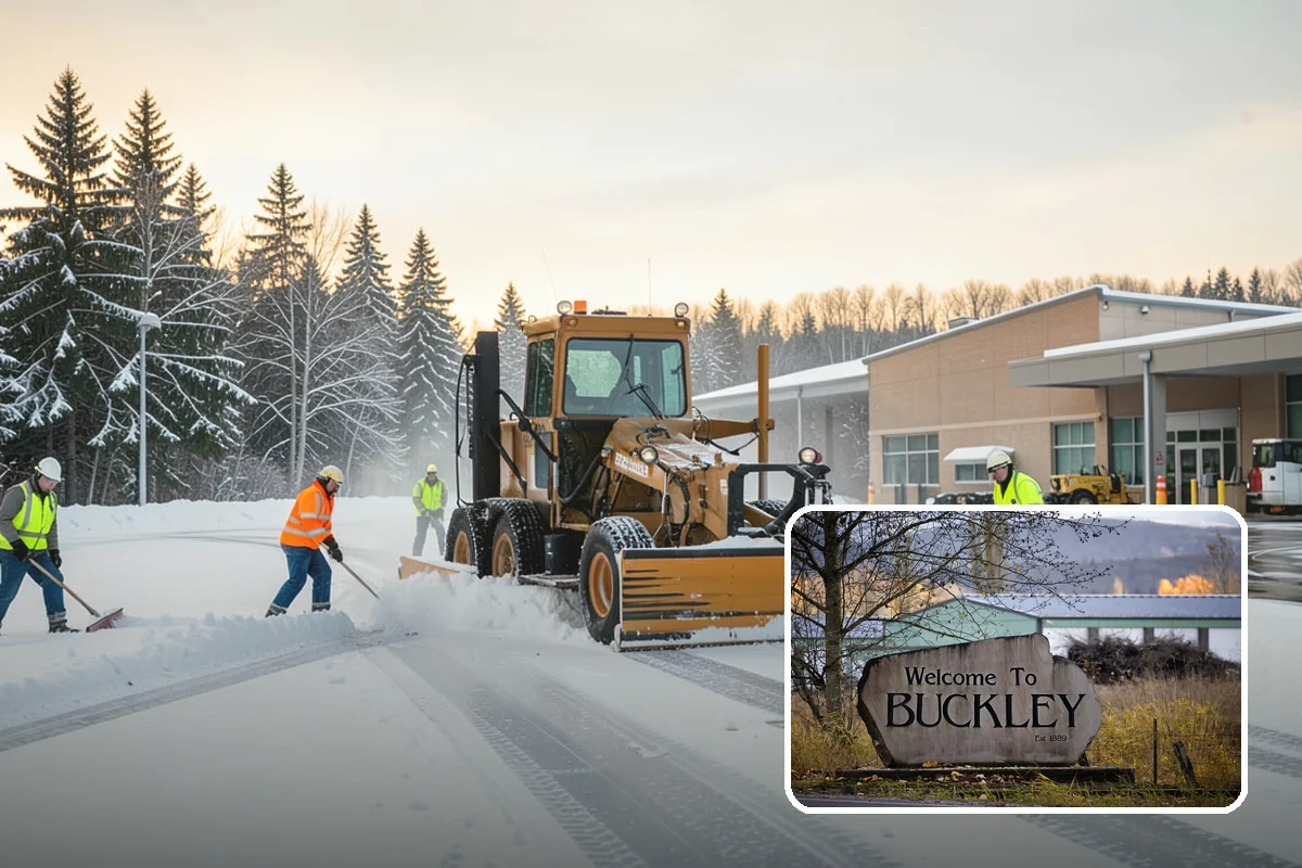HOA Snow Hauling in Buckley, Pierce County, WA - Reclaims guest parking lost to plow piles