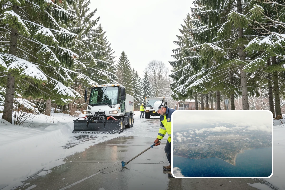 HOA Snow Hauling in Burien, King County, WA - Reclaims guest parking lost to plow piles
