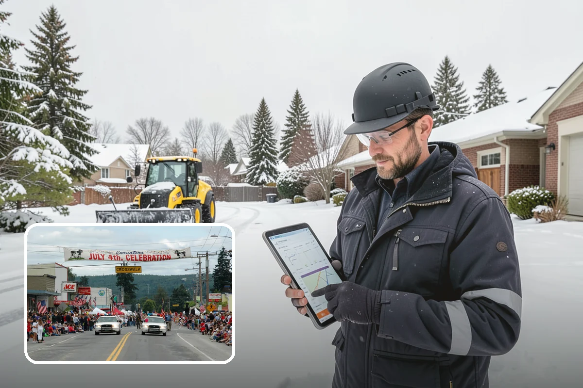 HOA Snow Hauling in Carnation, King County, WA - Reclaims guest parking lost to plow piles