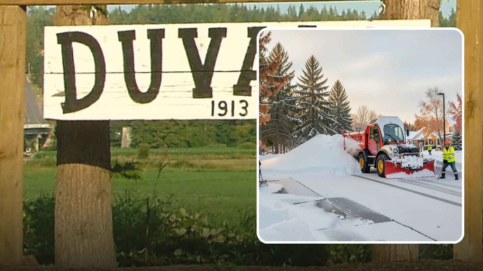 HOA Snow Hauling in Duvall, King County, WA - We haul snow out of HOA communities when piled accumulation starts blocking parking, drives, and common areas.