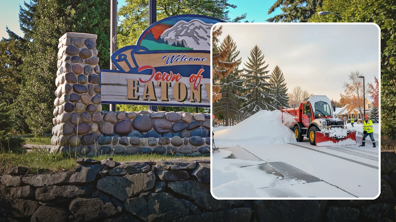 HOA Snow Hauling in Eatonville, Pierce County, WA - We haul snow out of HOA communities when piled accumulation starts blocking parking, drives, and common areas.