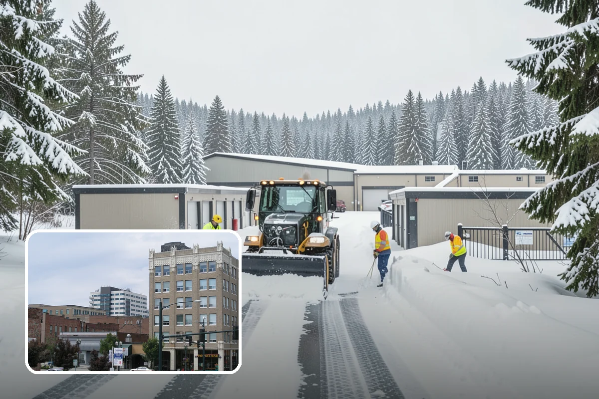 HOA Snow Hauling in Everett, Snohomish County, WA - Reclaims guest parking lost to plow piles