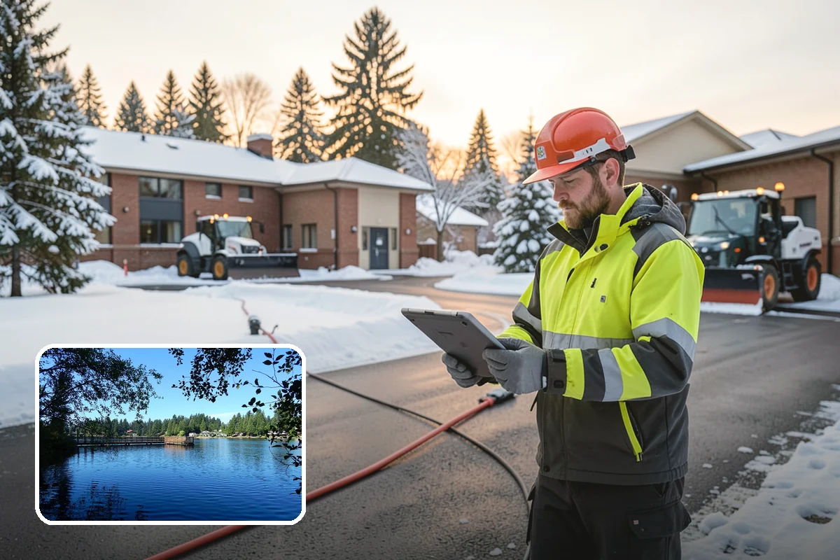 HOA Snow Hauling in Federal Way, King County, WA - Reclaims guest parking lost to plow piles