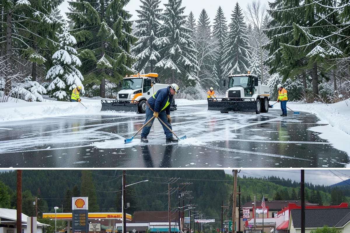 HOA Snow Hauling in Granite Falls, Snohomish County, WA - HOA hauling is scheduled after repeated snowfalls fill the common lots or when thaw-refreeze cycles harden the piles into lasting...