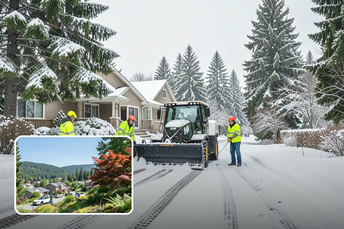 HOA Snow Hauling in Index, Snohomish County, WA - Reclaims guest parking lost to plow piles