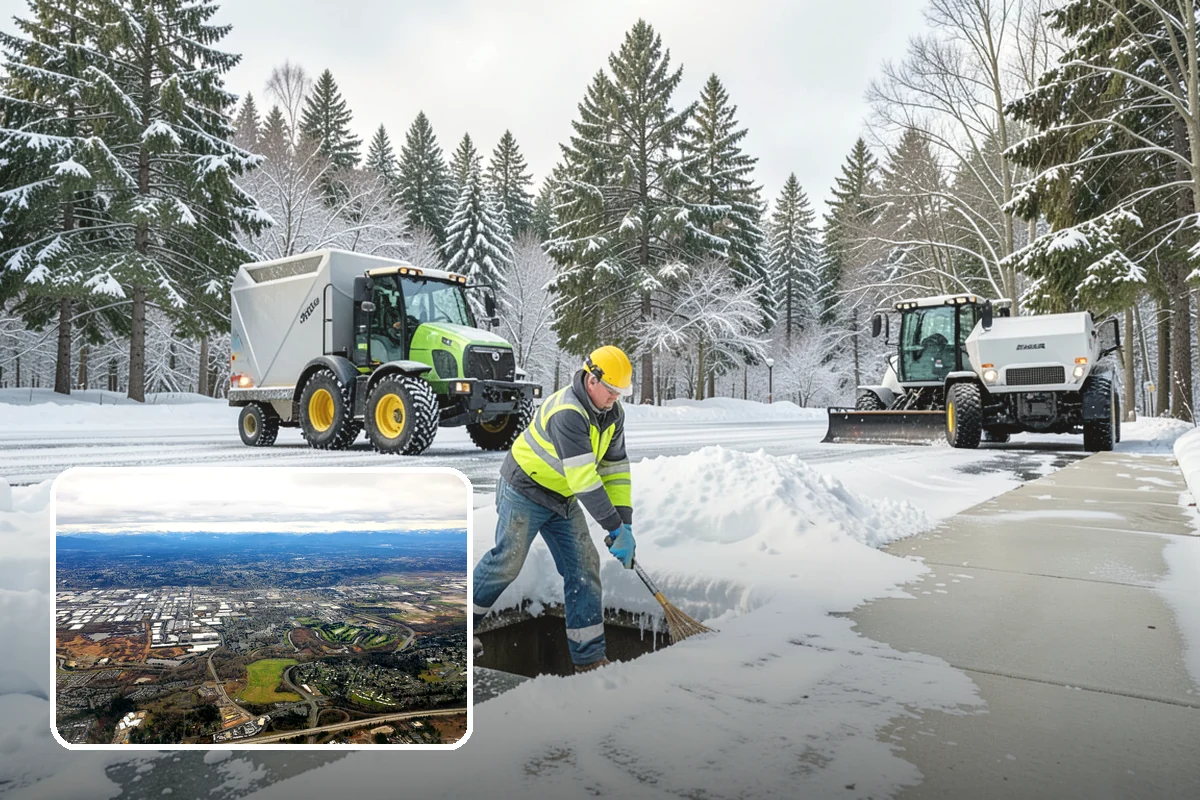 HOA Snow Hauling in Kent, King County, WA - Reclaims guest parking lost to plow piles