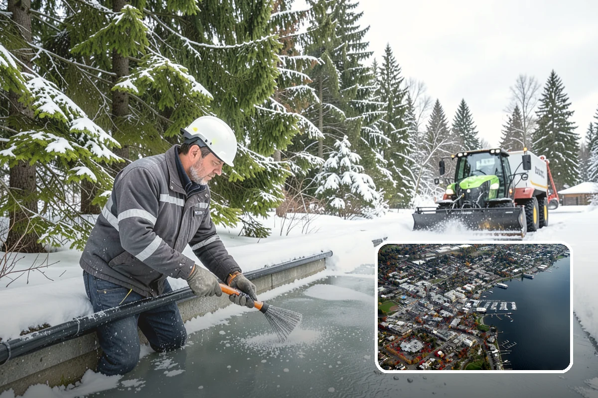 HOA Snow Hauling in Kirkland, King County, WA - Reclaims guest parking lost to plow piles
